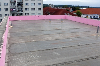 PVC folie - bytový dům v Kralupech nad Vltavou